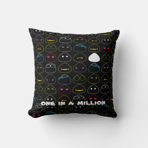Coussin Motif japonais Onigiri Fluo