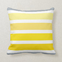 Motif jaune citron de rayures de blanc gris
