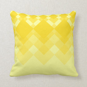 Coussin Motif jaune de conception