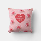 Coussin Motif Joyeuse Saint-Valentin 2024 Fond (Recto)