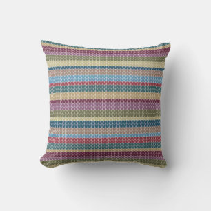 Coussin Motif Knit