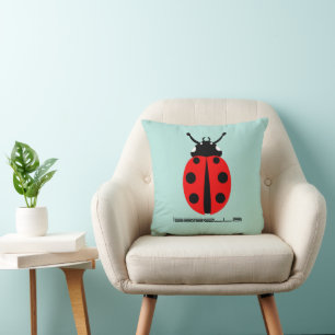 Coussin Motif Ladybug