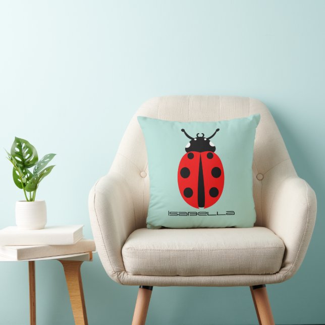 Coussin Motif Ladybug (Chaise)