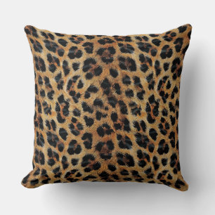 Coussin Motif léopard, tigre, peau de léopard, tendance,