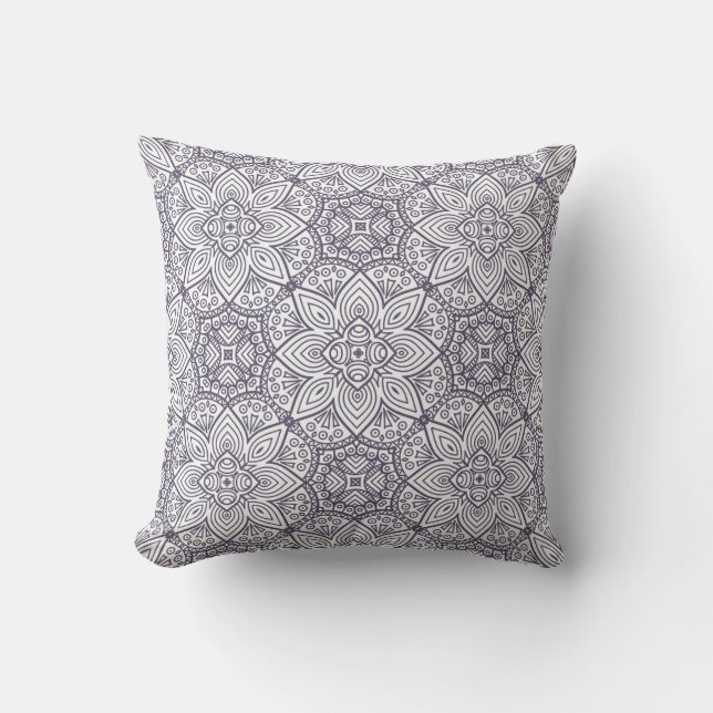 Coussin Motif Mandala (Recto)
