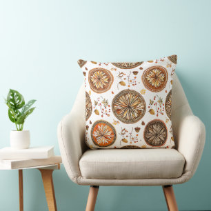 Coussin Motif Mandala d'automne