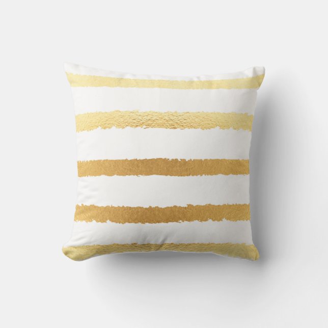 Coussin Motif métallique brillant (Recto)