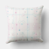 Coussin Motif mignon avec des chiens (Verso)