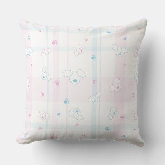 Coussin Motif mignon avec des chiens (Recto)