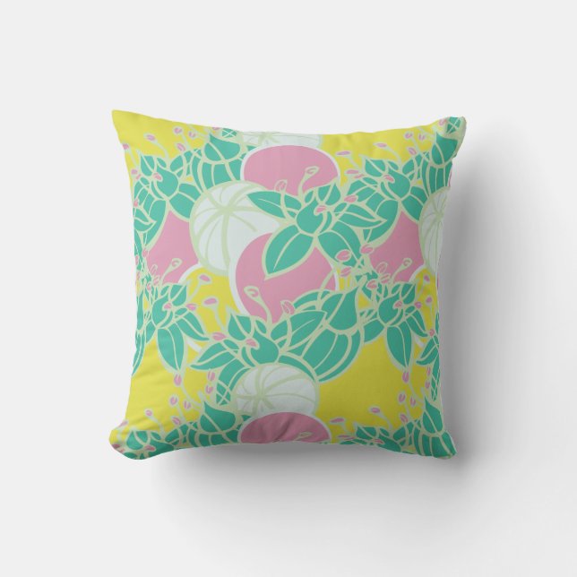 Coussin Motif moderne Bud & Flower Bold (Recto)