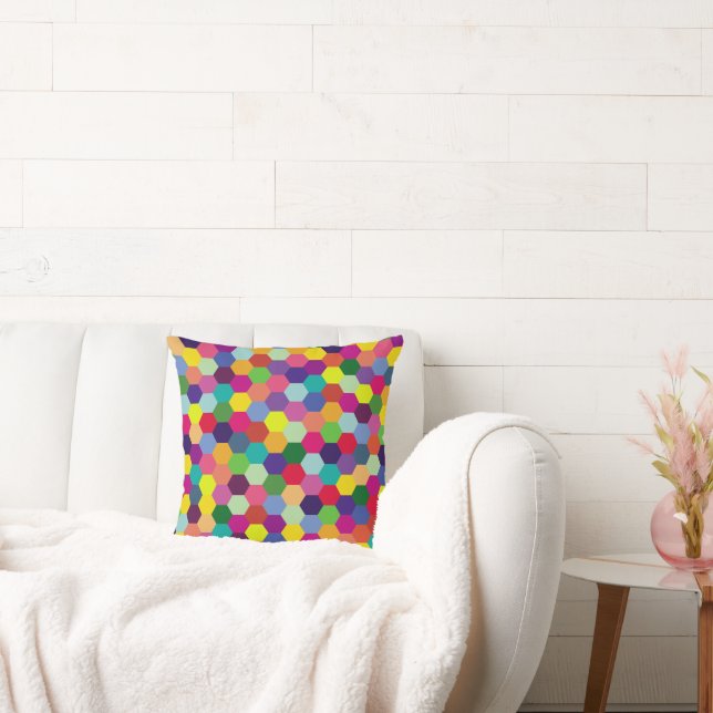 Coussin Motif Moderne Colorful - Housseur de printemps mod (Canapé)