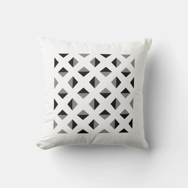 Coussin Motif moderne d'illusion optique (Recto)