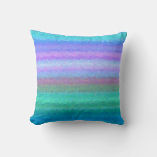 Coussin Motif mosaïque abstrait sans couture