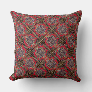 Coussin Motif mosaïque bohème rustique