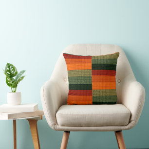 Coussin Motif mosaïque contemporain