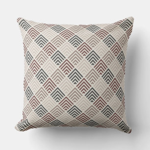 Coussin Motif mosaïque Mocha/Taupe