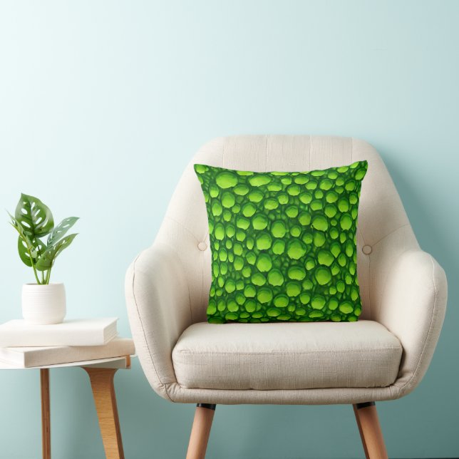 Coussin Motif Mossy Vert (Chaise)
