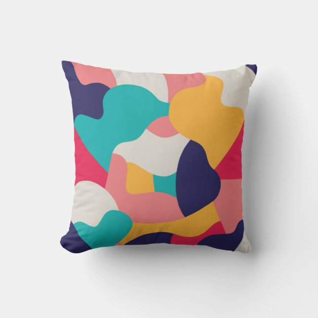 Coussin Motif multicolore (Recto)