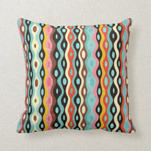 Coussin Motif multicolore abstrait