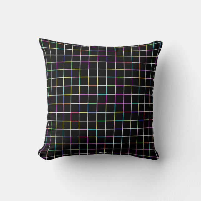 Coussin Motif multicouleur Carré (Recto)