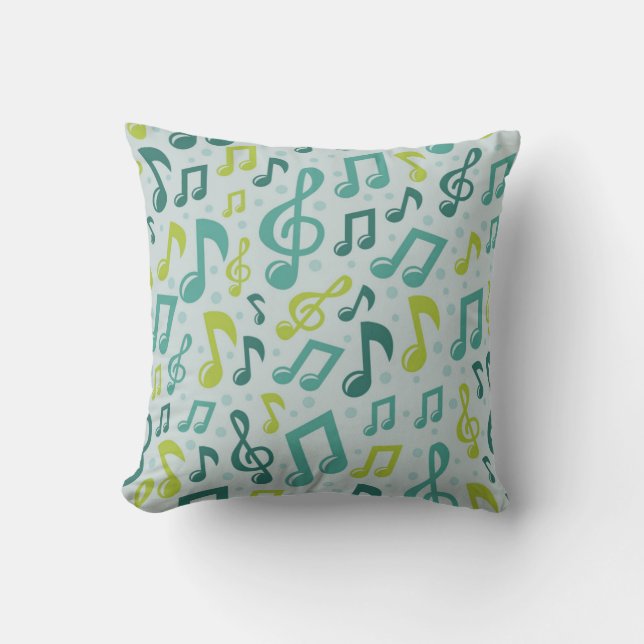 Coussin Motif musical (Recto)