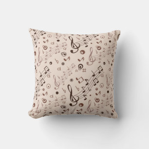 Coussin Motif musical