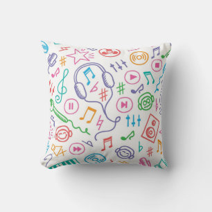 Coussin Motif musical