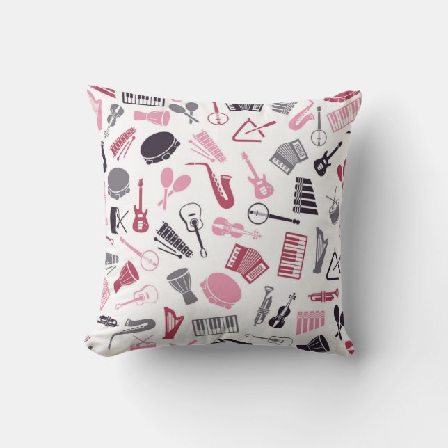 Coussin Motif musical (Recto)