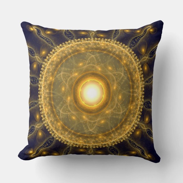 Coussin Motif mystique brillant (Recto)