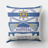 Coussin Motif nautique (Verso)