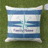 Coussin Motif nautique (Herbe)