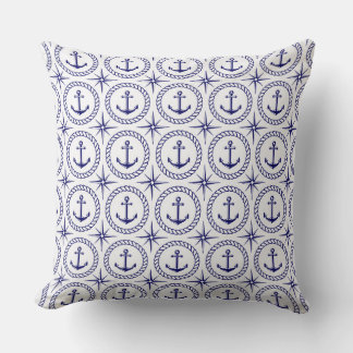 Coussin Motif nautique de la Marine