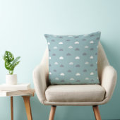 Coussin Motif Nuage Jours Bleus (Chaise)