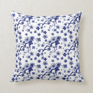 Coussin Motif oriental de branche de Sakura
