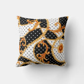 Coussin motif ornemental baroque (Verso)