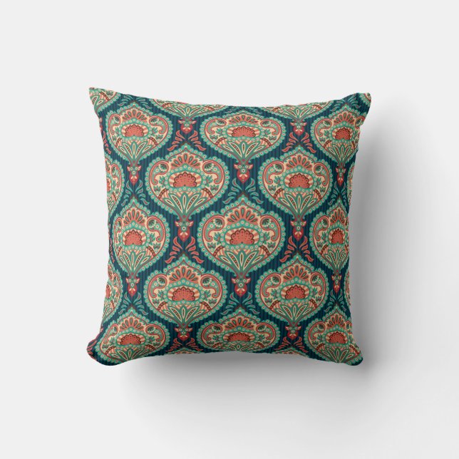 Coussin Motif Paisley (Recto)