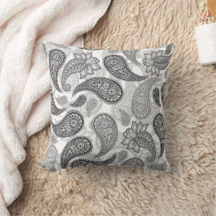 Coussin Motif Paisley 