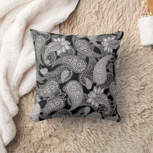 Coussin Motif Paisley  (Couverture)