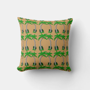 Coussin Motif Palm Trees