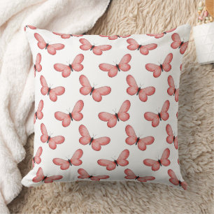 Coussin Motif papillons voltigeant fantaisiste