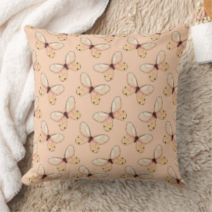 Coussin Motif papillons voltigeant fantaisiste