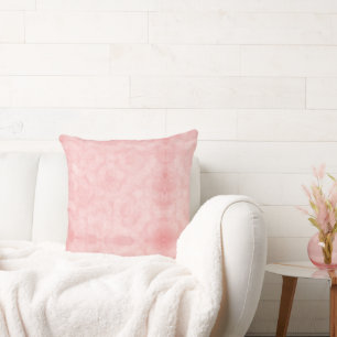Coussin Motif pastel rose doux