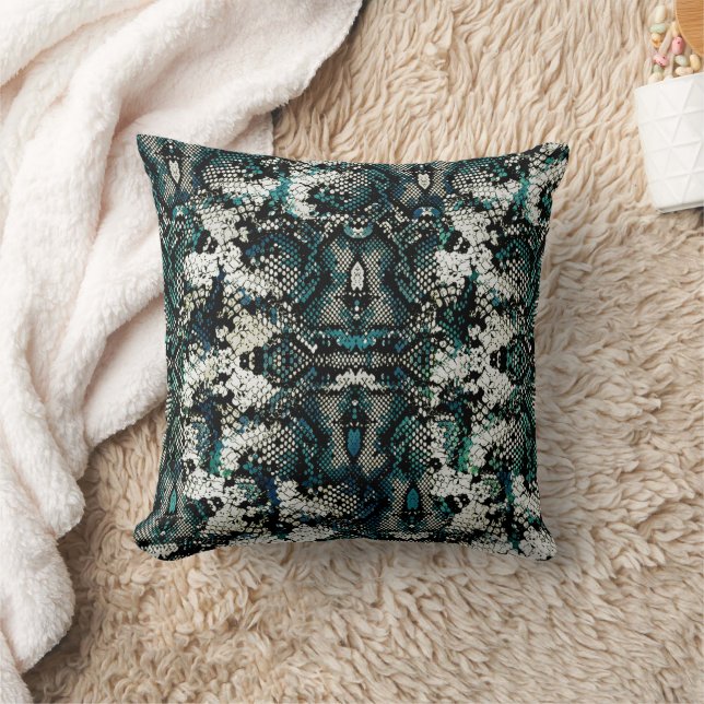 Coussin Motif Peau de Serpent  (Couverture)