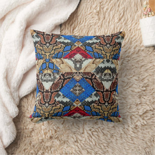 Coussin Motif Peau de Serpent