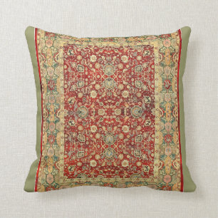 Coussin Motif persan vintage