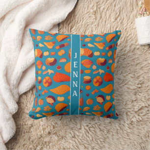 Coussin Motif personnalisé coloré Arafura File Snake Mosai