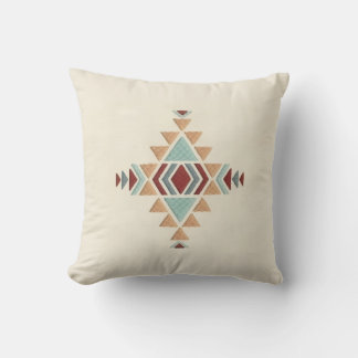 Coussin Motif personnalisé d'Art de Broderie Géométrique M