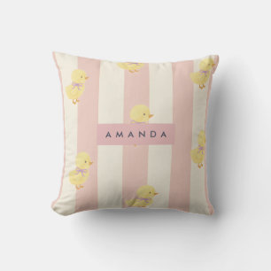 Coussin Motif personnalisé Pastel Kawaii Chicks