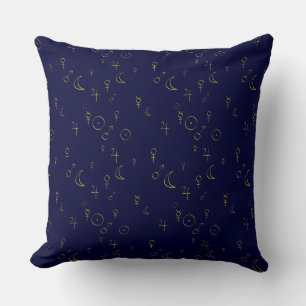 Coussin Motif planétaire astrologique