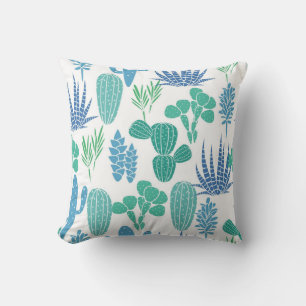 Coussin motif plante